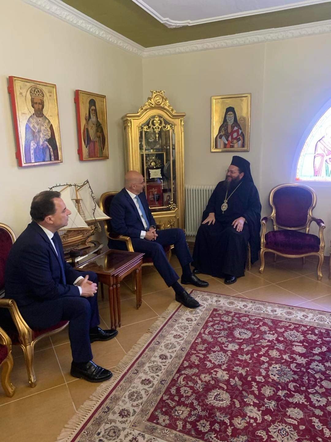 Στον Μητροπολίτη Κιλκισιου Βαρθολομαίο ο Νίκος Δένδιας