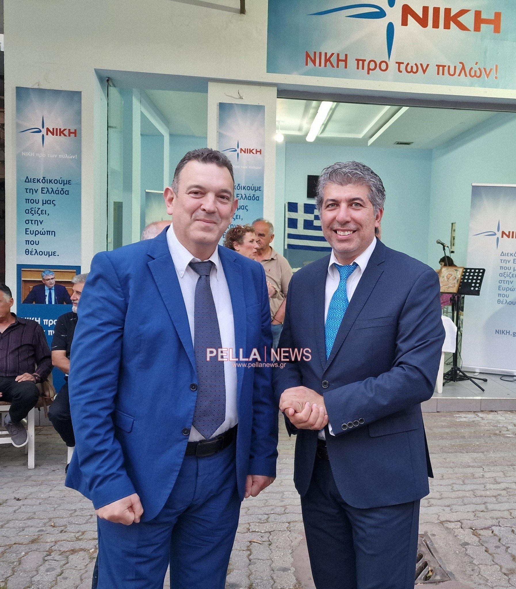 Αγιασμός στα γραφεία της ΝΙΚΗ στα Γιαννιτσά