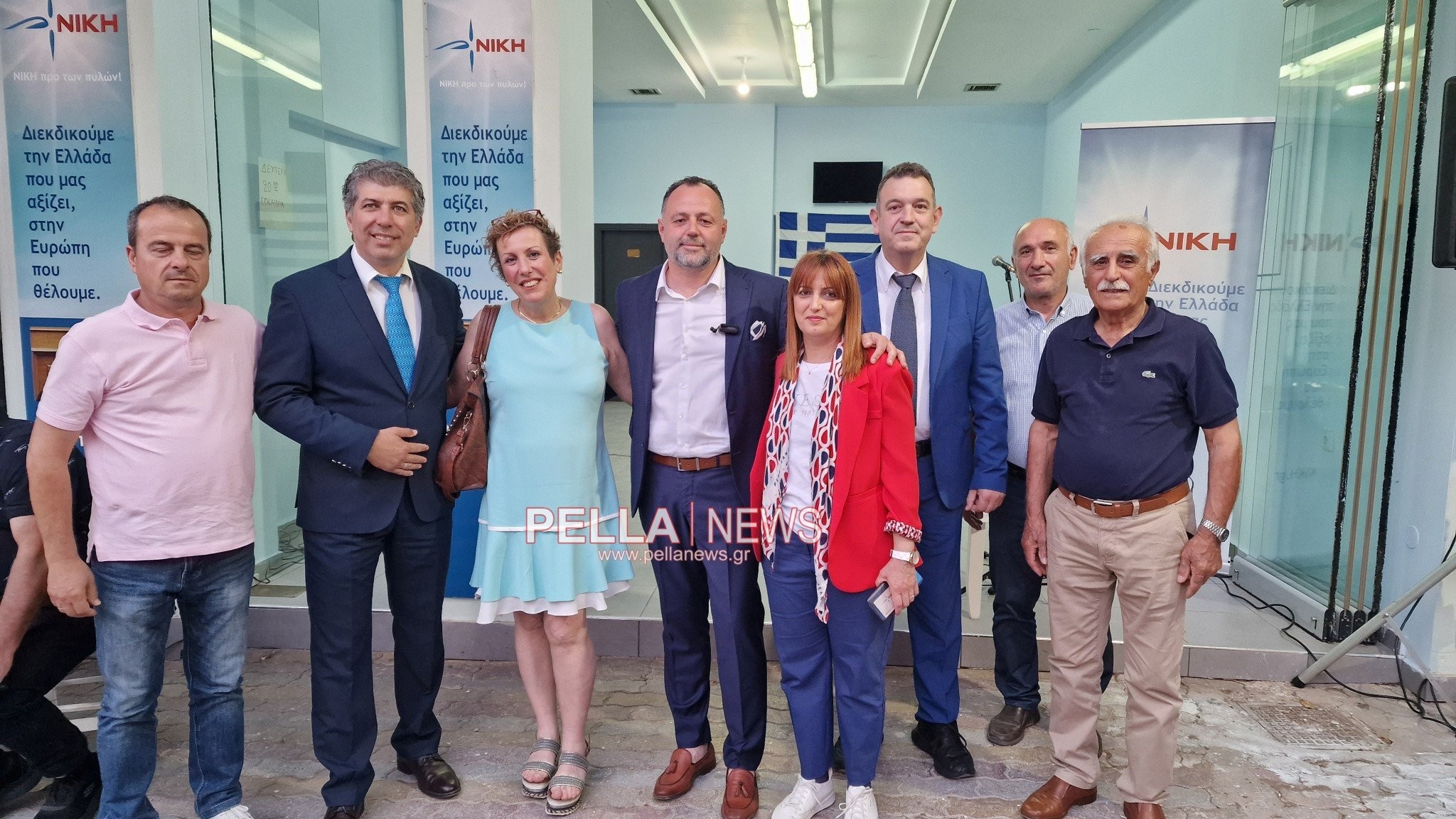 Αγιασμός στα γραφεία της ΝΙΚΗ στα Γιαννιτσά