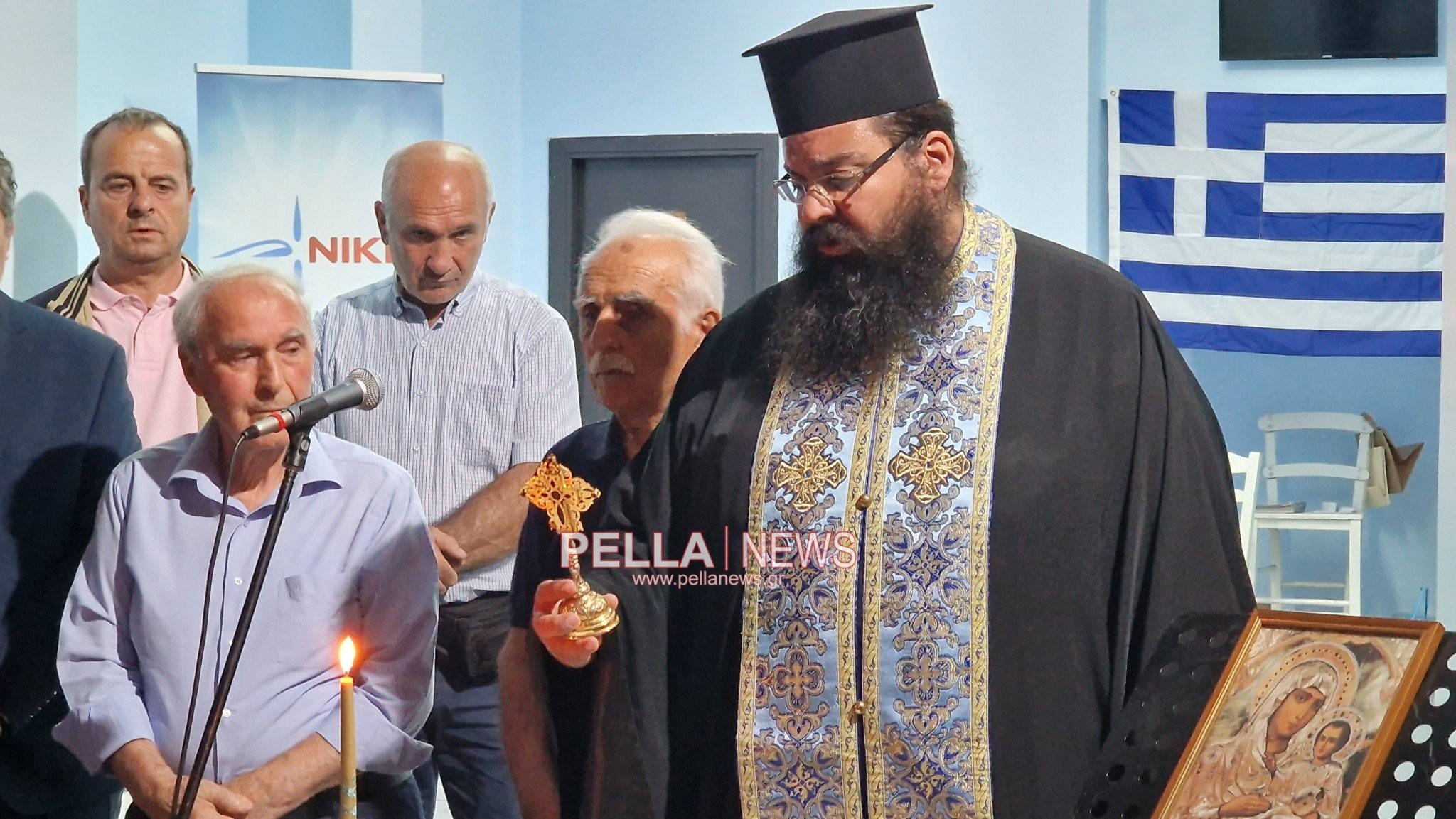 Αγιασμός στα γραφεία της ΝΙΚΗ στα Γιαννιτσά