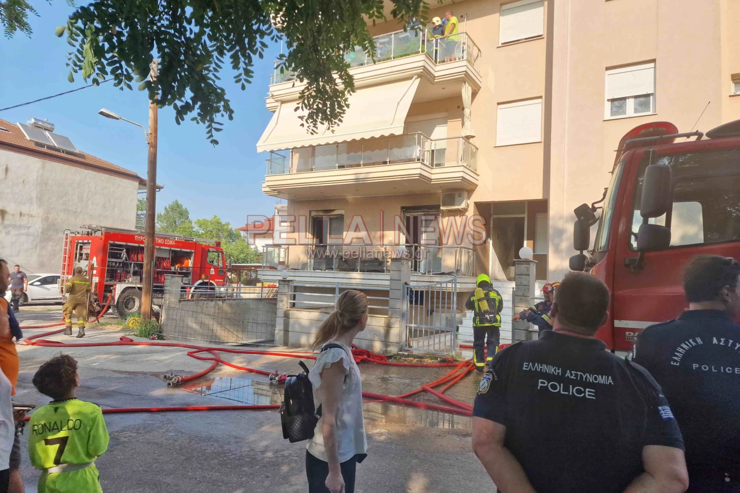Πυρκαγιά σε διαμέρισμα στη Σκύδρα-δύσκολες στιγμές για 4μελή οικογένεια