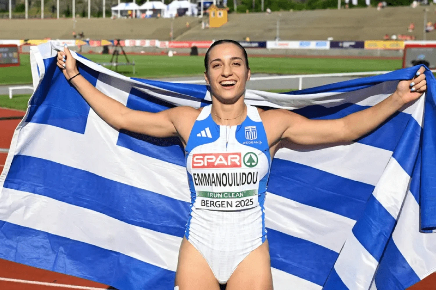 Πολυνίκη Εμμανουηλίδου: «Χάλκινη» στα 100μ. στο ευρωπαϊκό Κ23 στο Μπέργκεν