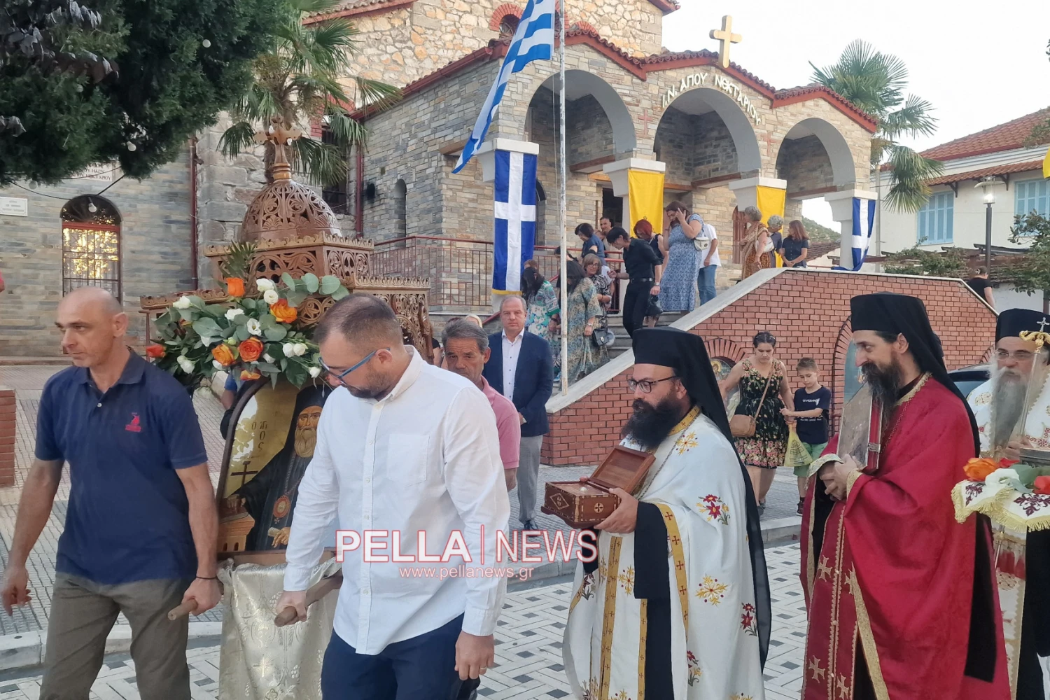Πανηγυρίζει ο Άγιος Νεκτάριος στην Κωσταντία Αλμωπίας