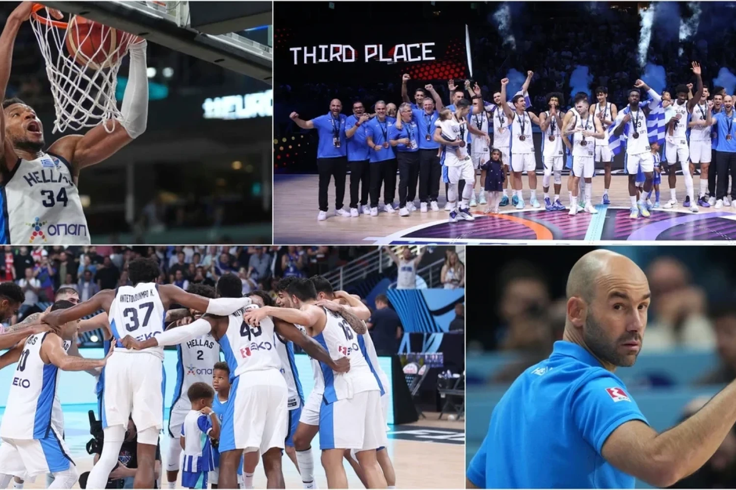 Η Ελλάδα ξανά στο βάθρο του Eurobasket: Τα δάκρυα του Γιάννη, το πάρτι στα αποδυτήρια