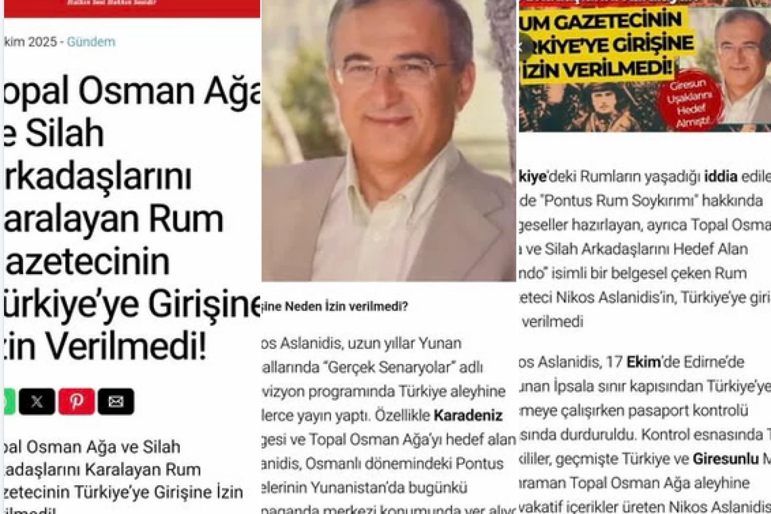 Νίκος Ασλανίδης: Να γιατί με απέλασαν από την Τουρκία