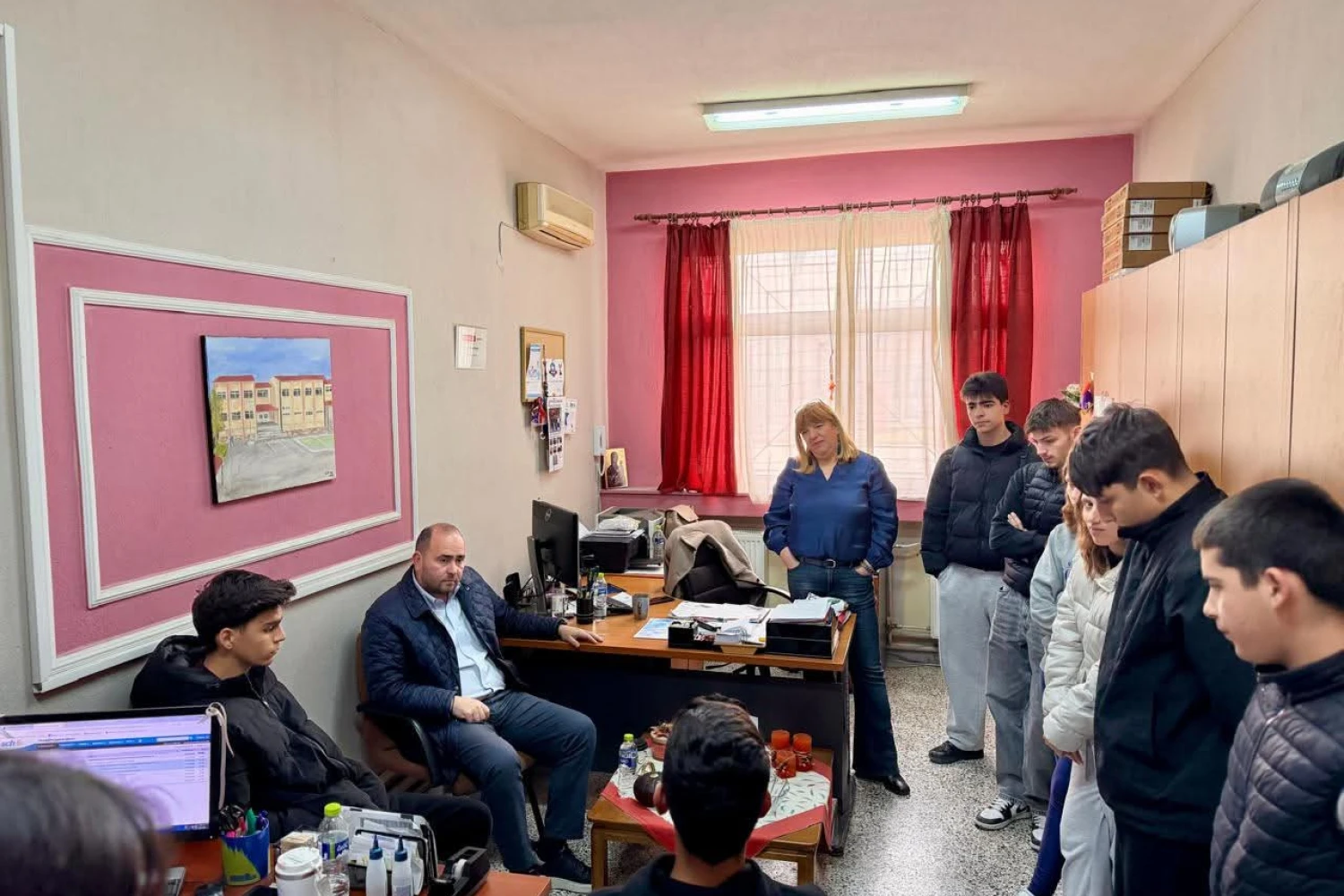 Λάκης Βασιλειάδης: Επίσκεψη στο Πρότυπο Επαγγελματικό Λύκειο Κρύας Βρύσης