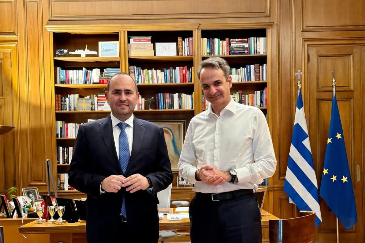 Συνάντηση Λάκη Βασιλειάδη με τον Πρωθυπουργό