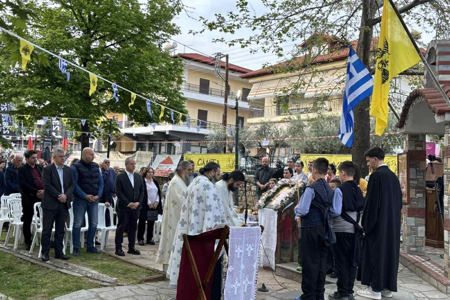 Πανηγυρικός Εσπερινός στη Ζωοδόχο Πηγή στη Νέα Τραπεζούντα Γιαννιτσών