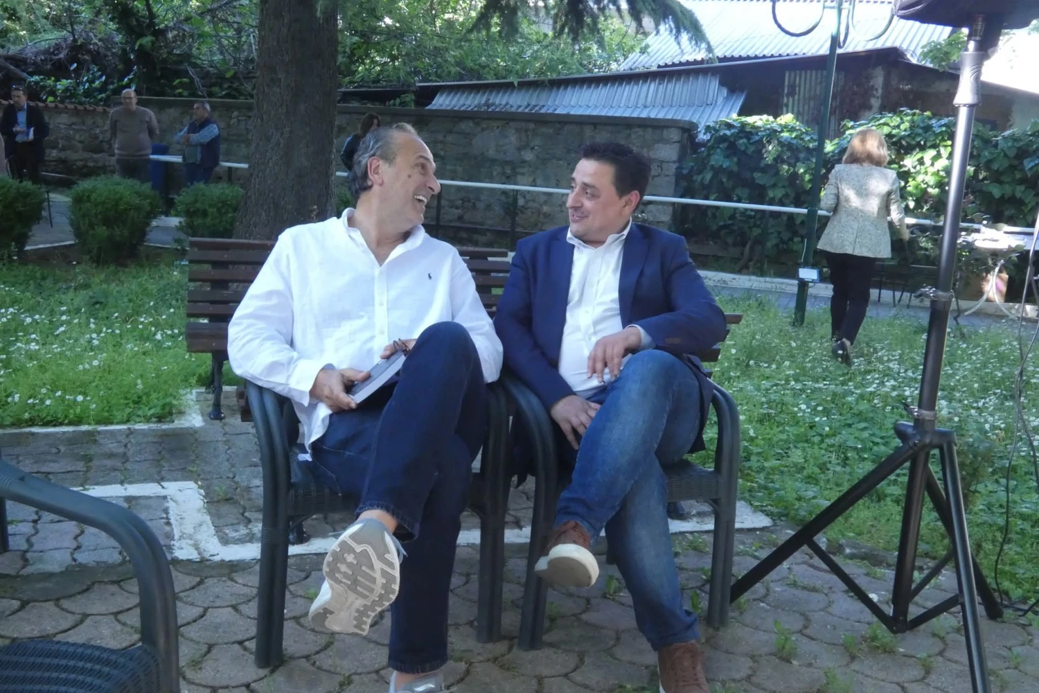 Συνάντηση του Δημάρχου Έδεσσας Γιάννη Τσεπκεντζή με τον Μπάνε Πρέλεβιτς