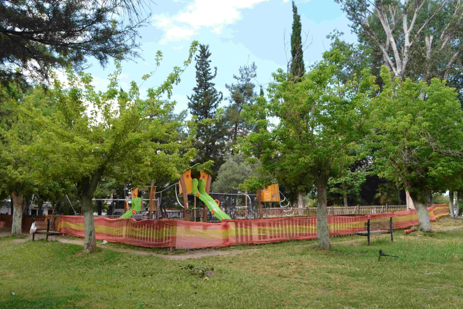 Αναστολή λειτουργίας παιδικής χαράς στην πλ. Πλαστήρα Σκύδρας
