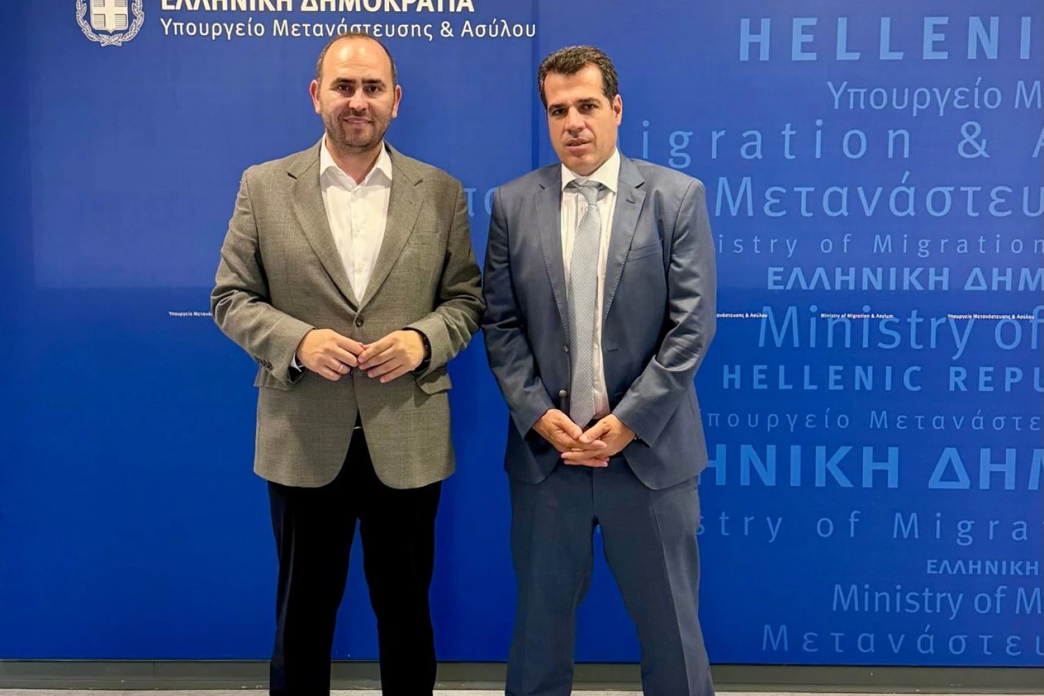 Συνάντηση Λάκη Βασιλειάδη με Υπουργό Μετανάστευσης και Ασύλου: «Να αφαιρέσουμε εμπόδια και να απλοποιήσουμε τις διαδικασίες μετάκλησης εργατών γης με τρίτες χώρες»