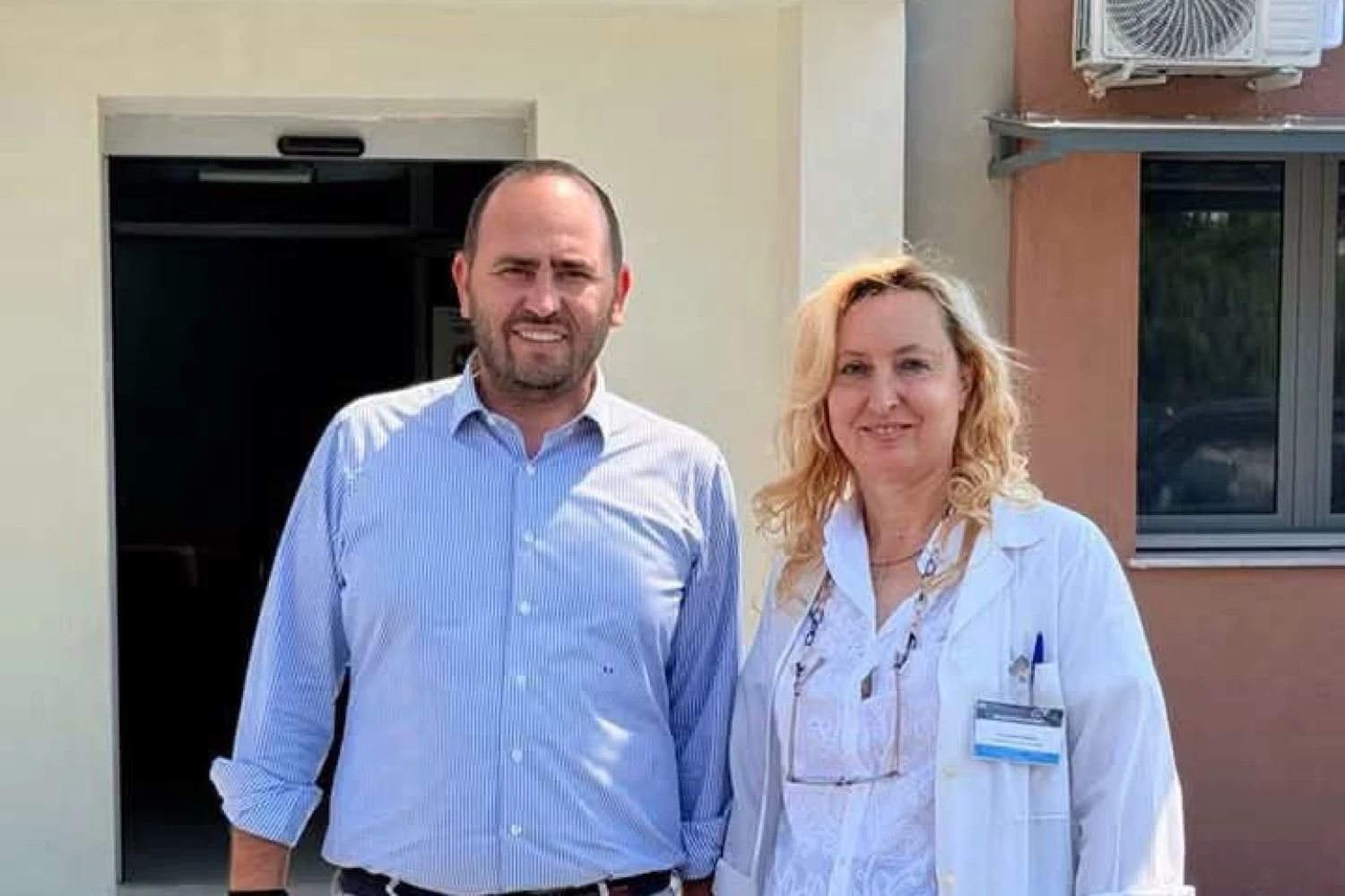 Επίσκεψη στο «ολοκαίνουριο» Κέντρο Υγείας Σκύδρας για τον Λάκη Βασιλειάδη