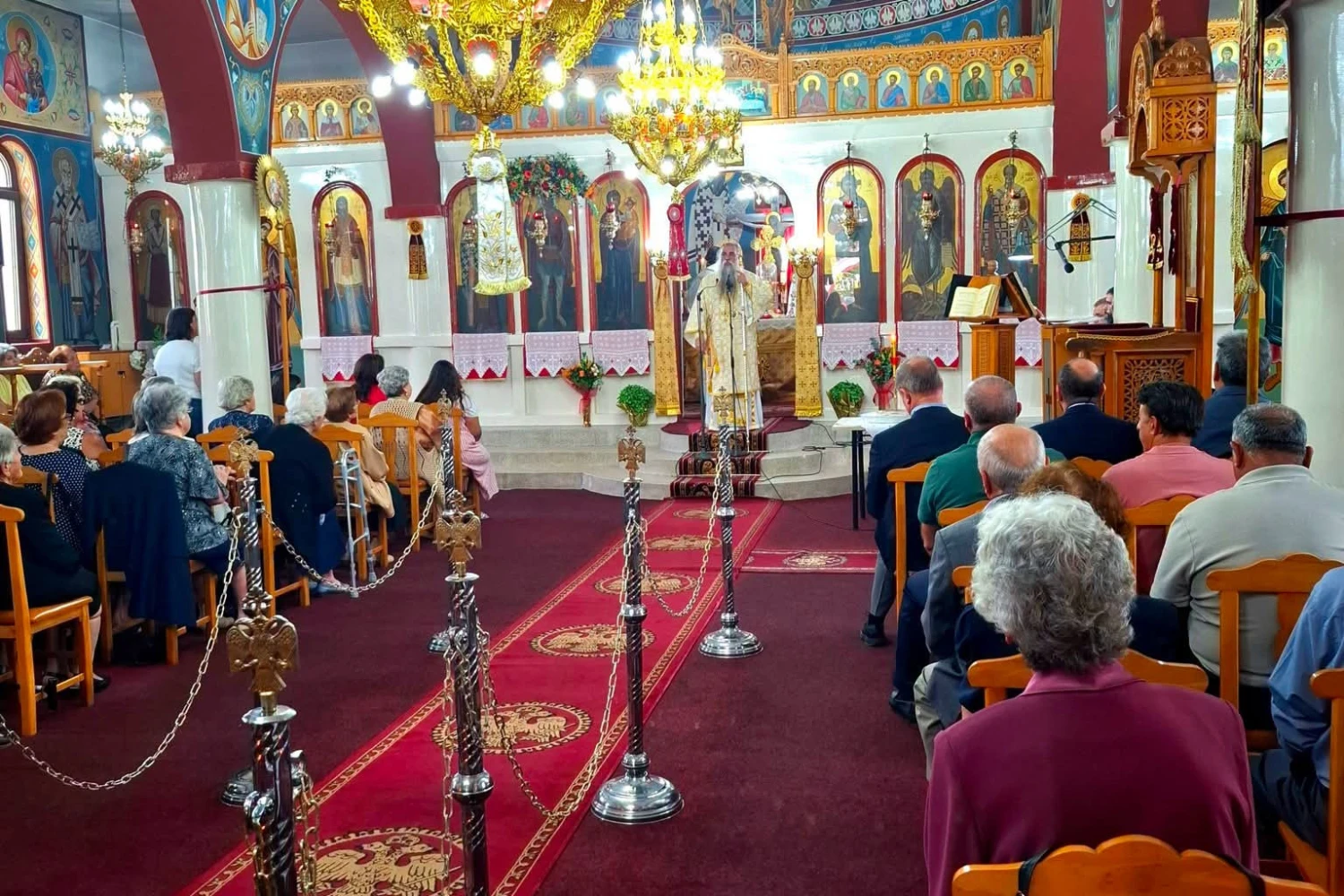 Με τον Επίσκοπο Στέφανο η πανηγυρική Θεία Λειτουργία του Αγίου Ευσταθίου στον Μεγαπλάτανο