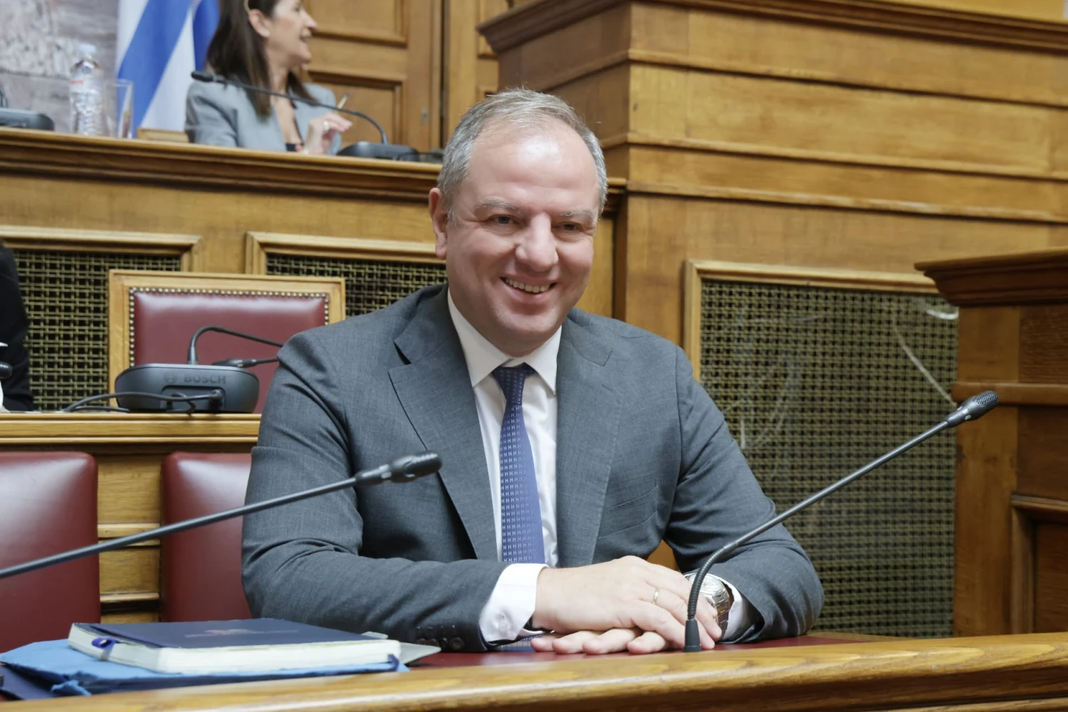 Επικοινωνία Διονύση Σταμενίτη για την επίγεια αντιχαλαζική και αντιβρόχινη προστασία