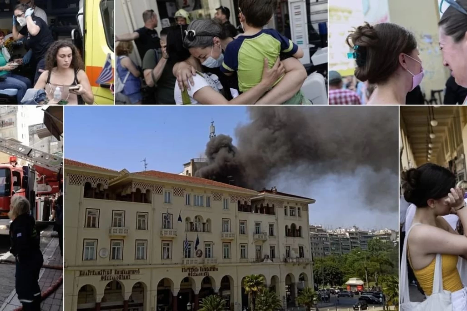 Δύο διασωληνωμένοι μετά τη φωτιά στη Θεσσαλονίκη -Δεκάδες απεγκλωβισμοί, συγκλονιστικές εικόνες