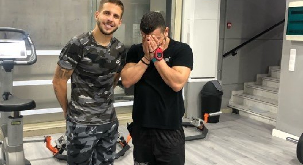 Ανεβασμένοι ρυθμοί προπόνησης για τον Λούκας Σάσα (βίντεο)