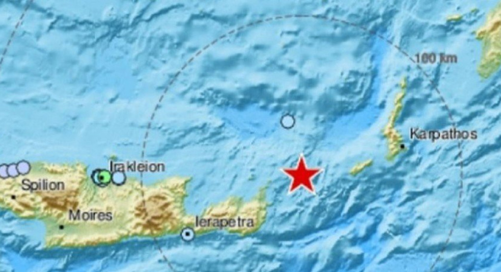 Ισχυρός σεισμός στην Κρήτη 