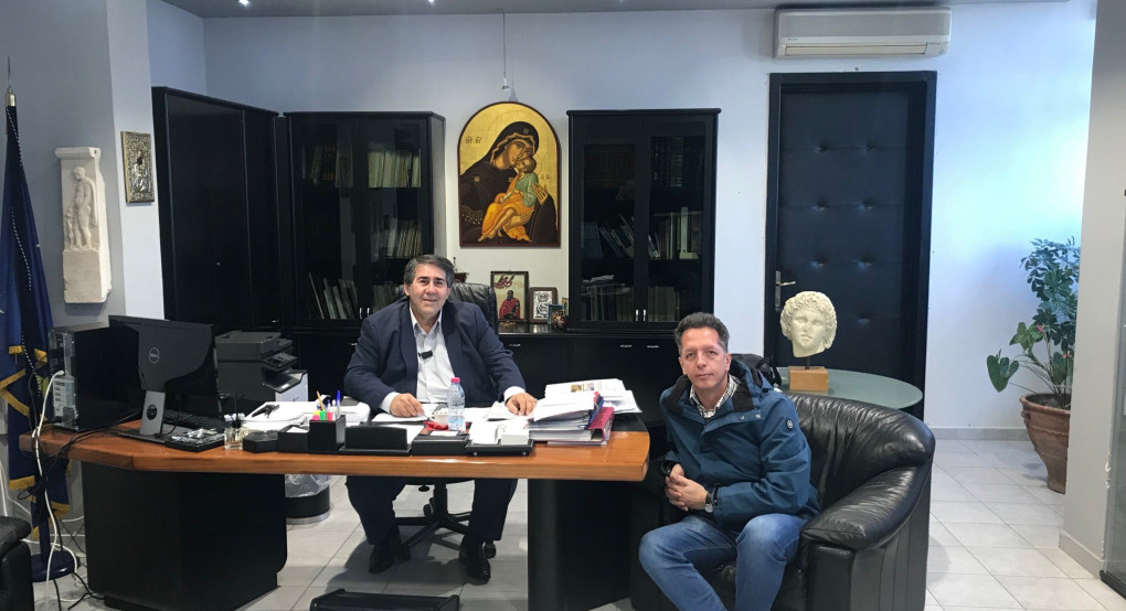 Συνάντηση Αντιπεριφερειάρχη Πέλλας με τον Πρόεδρο Α’ ΕΛΜΕ Πέλλας