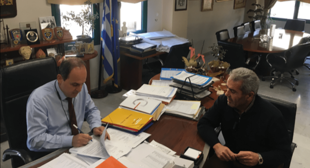 Δ. Πέλλας: σύμβαση έργου για αγροτική οδοποιία  ύψους 670.000ευρώ