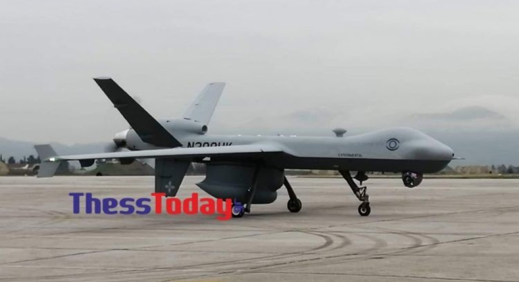 Λάρισα: Παρουσιάστηκε το πρώτο drone της Πολεμικής Αεροπορίας 