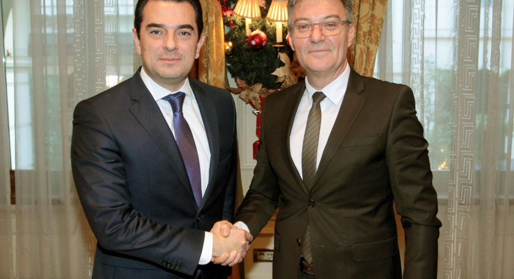 Συνάντηση του Κώστα Σκρέκα με τον Σέρβο  Υφυπουργό Γεωργίας Σενάντ Μαχμούτοβιτς  – 