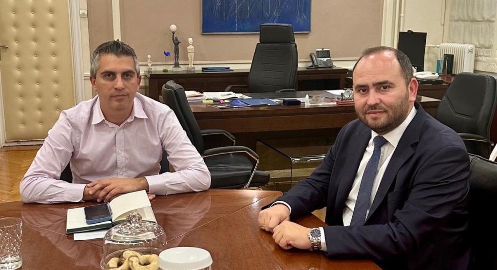 Συνάντηση Λάκη Βασιλειάδη με τον Υφυπουργό Εθνικής Οικονομίας & Οικονομικών Συνάντηση Λάκη Βασιλειάδη με τον Υφυπουργό Εθνικής Οικονομίας & Οικονομικών