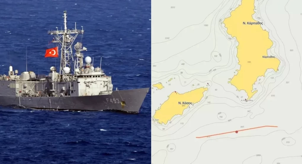 Σκηνικό έντασης από την Τουρκία ανοιχτά της Κάσου -Μαρινάκης: Στον διάλογο δεν μπαίνουν ζητήματα κυριαρχικών δικαιωμάτων Σκηνικό έντασης από την Τουρκία ανοιχτά της Κάσου -Μαρινάκης: Στον διάλογο δεν μπαίνουν ζητήματα κυριαρχικών δικαιωμάτων