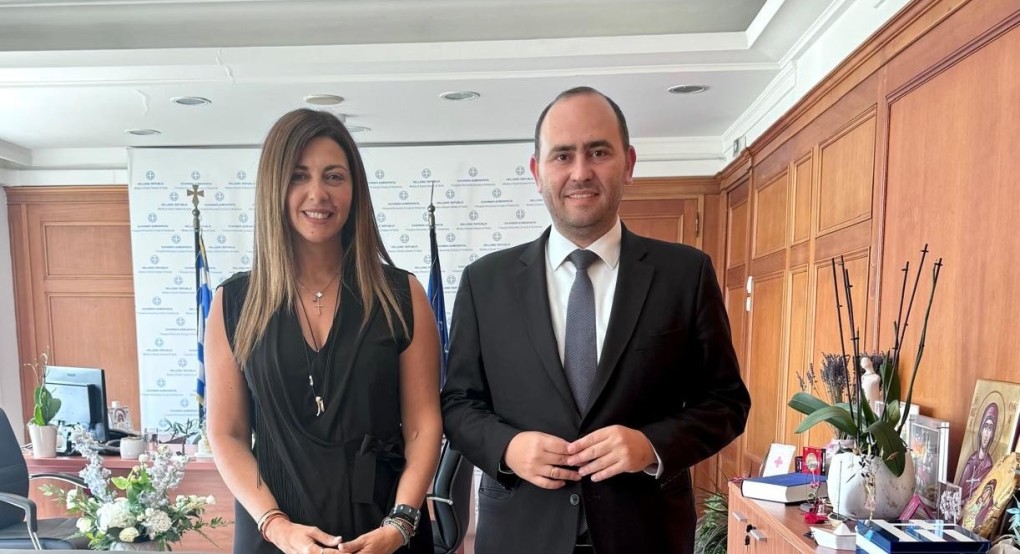 Λάκης Βασιλειάδης: Συνάντηση με Υπουργό Κοινωνική Συνοχής & Οικογένειας