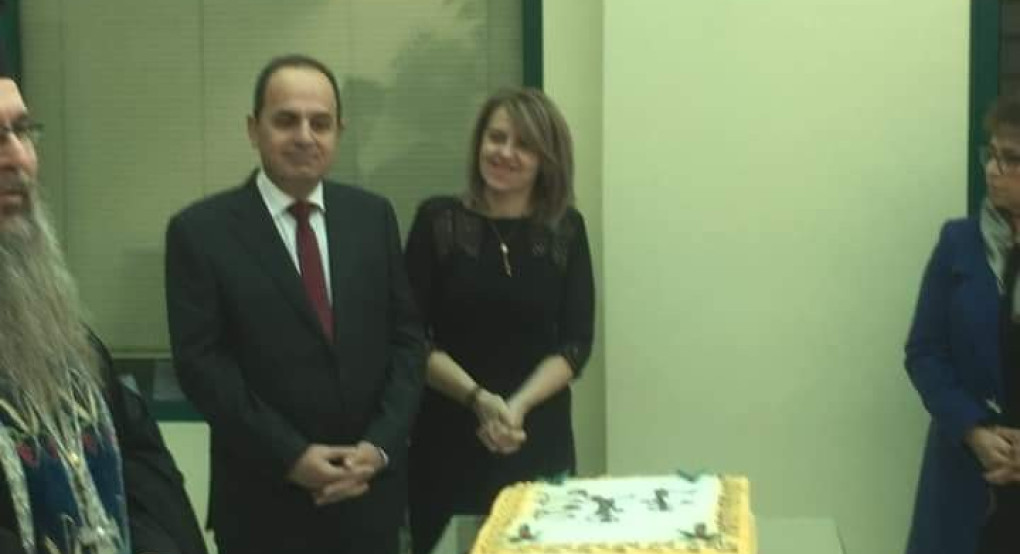 Έκοψε τη βασιλόπιτα ο Γρηγόρης Σταμκος