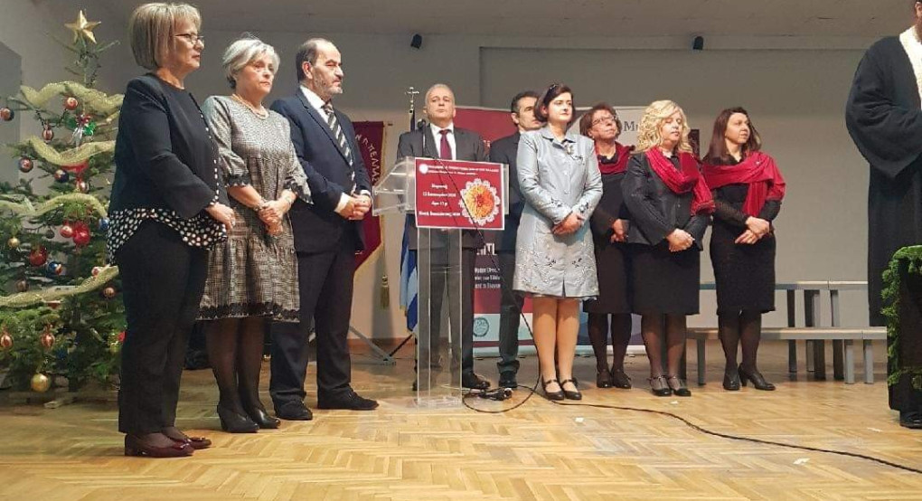 Ο Γιώργος Καρασμανης για την κοπή της πίτας 