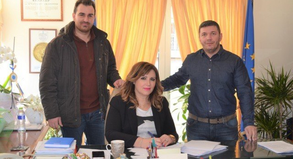 Υπογραφή σύμβασης για την προμήθεια και εγκατάσταση συστήματος τηλεελέγχου, τηλεχειρισμού του πόσιμου νερού στο Δήμο Σκύδρας