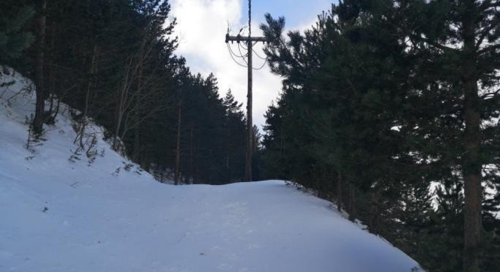Μαγευτική διαδρομή στο χιόνι (βίντεο) 