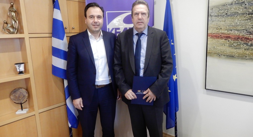 Συνάντηση του Προέδρου της ΕΣΕΕ κ.Καρανίκα με τον Πρόεδρο της ΚΕΔΕ κ.Παπαστεργίου