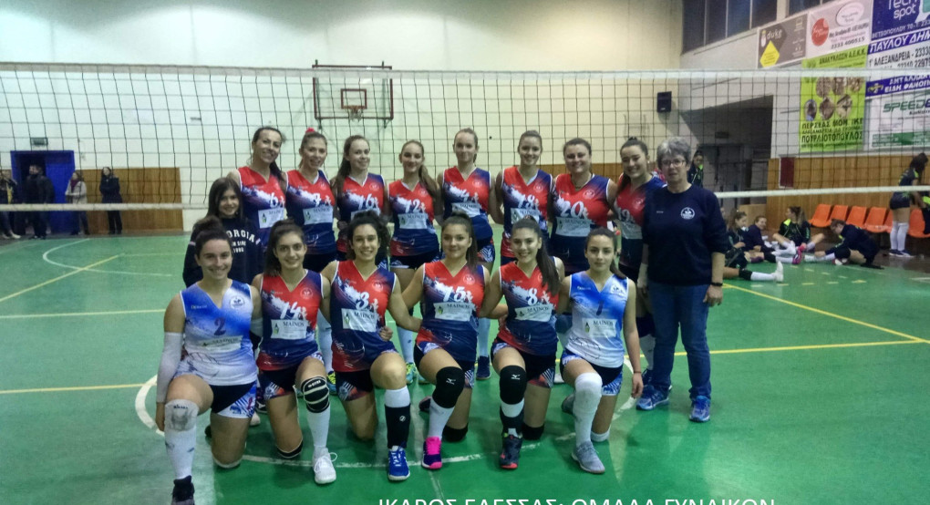 Οι Γυναίκες του Ίκαρου Έδεσσας συνεχίζουν το αήττητο σερί τους