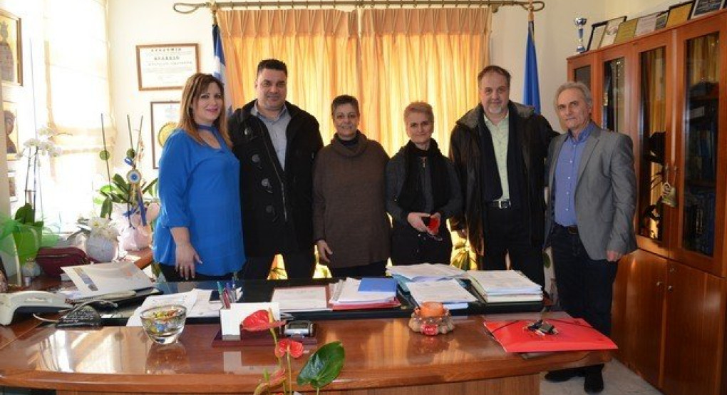 Συνάντηση της Δημάρχου Σκύδρας Κατερίνας Ιγνατιάδου με το Δ.Σ. του Συλλόγου Εργαζομένων Ο.Τ.Α. Ν. Πέλλας