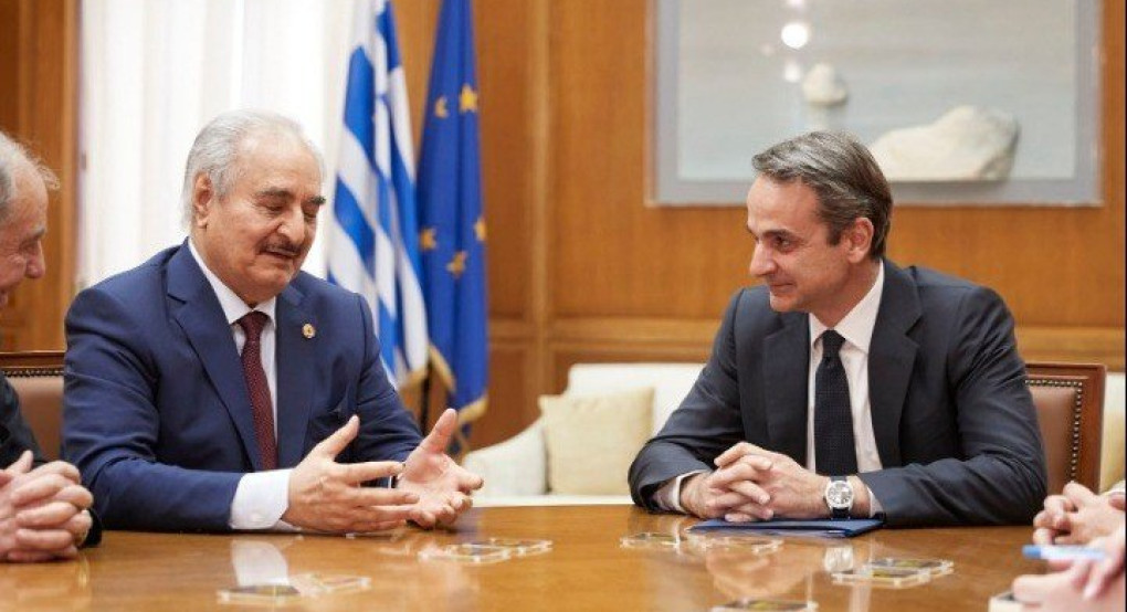 Τι ειπώθηκε στη συνάντηση του πρωθυπουργού με τον στρατάρχη Χάφταρ