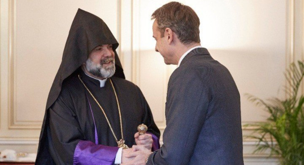 Με τον μητροπολίτη Ορθοδόξων Αρμενίων Ελλάδος συναντήθηκε ο Κυρ. Μητσοτάκης