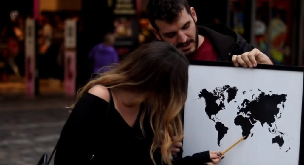 Κι όμως υπάρχουν Έλληνες που δεν βρίσκουν την Ελλάδα στο χάρτη (vid)