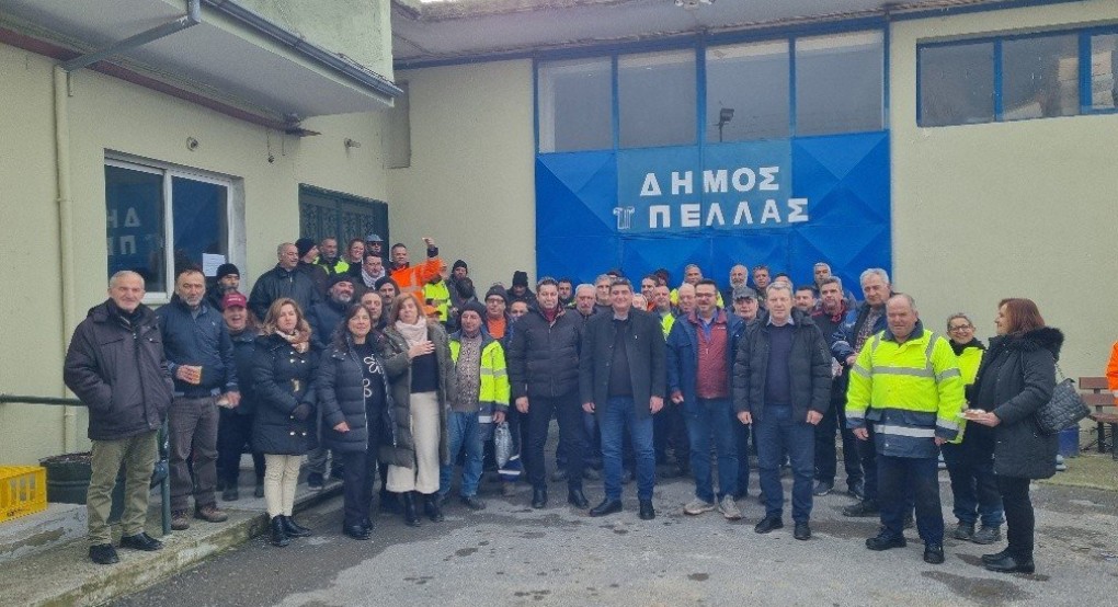 Δήμαρχος Πέλλας: "Η καρδιά του Δήμου είναι το δημοτικό γκαράζ και οι άνθρωποί του"
