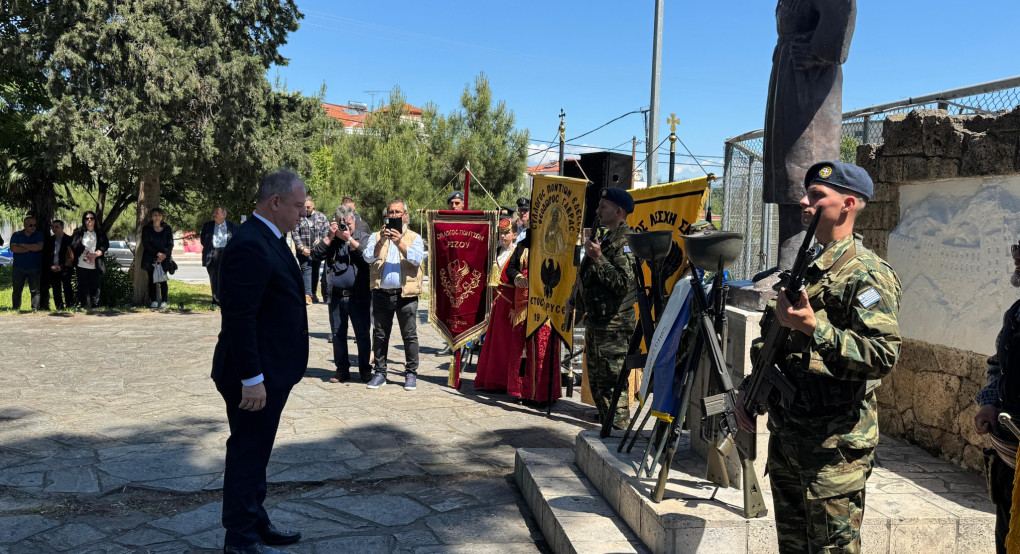 Εκπρόσωπος της κυβέρνησης στις εκδηλώσεις μνήμης για τη Γενοκτονία των Ποντίων στη Σκύδρα, ο ΥφΑΑΤ Διονύσης Σταμενίτης
