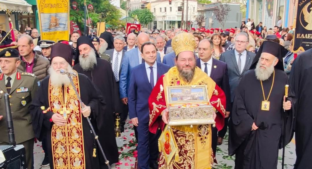 Υποδοχή της Τιμίας Ζώνης της Υπεραγίας Θεοτόκου στο Κιλκίς από την Ι.Μ.Μ. Βατοπαιδίου