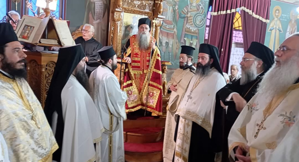 Ο Επίσκοπος Αλμωπίας κ.κ. Στέφανος στον Αρχιερατικό Εσπερινό στον Ιερό Ναό Αγίου Νικολάου εκ Μετσόβου Τρικάλων Ο Επίσκοπος Αλμωπίας κ.κ. Στέφανος στον Αρχιερατικό Εσπερινό στον Ιερό Ναό Αγίου Νικολάου εκ Μετσόβου Τρικάλων