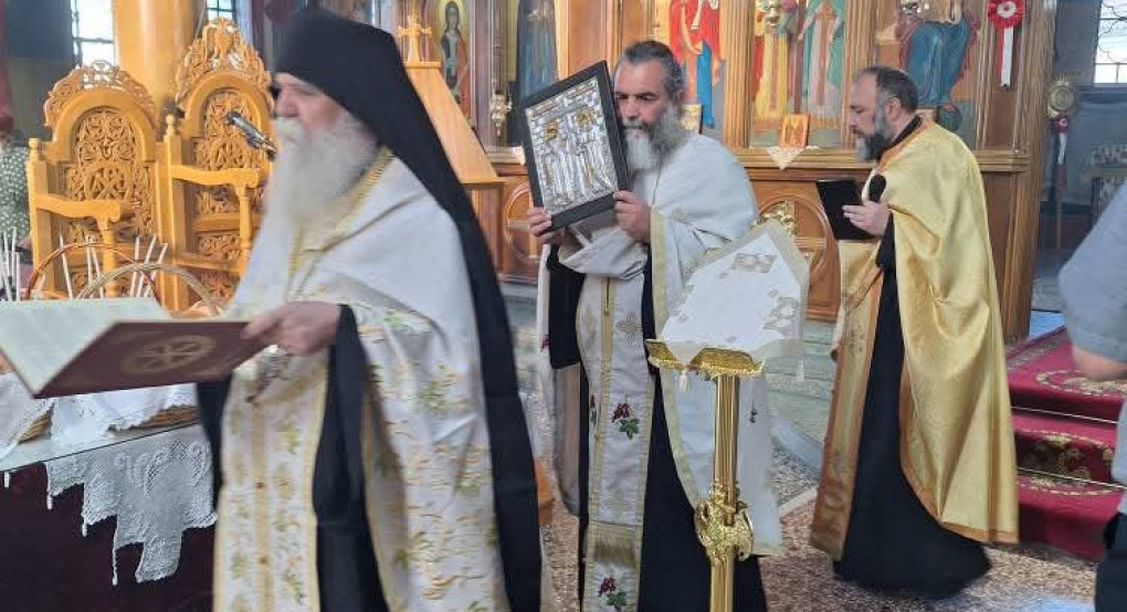 Παρουσία Ιορδάνη Τζαμτζή στον Πανηγυρικό Εσπερινό των Αγίων Ισαποστόλων Κωνσταντίνου και Ελένης στο Δροσερό Παρουσία Ιορδάνη Τζαμτζή στον Πανηγυρικό Εσπερινό των Αγίων Ισαποστόλων Κωνσταντίνου και Ελένης στο Δροσερό