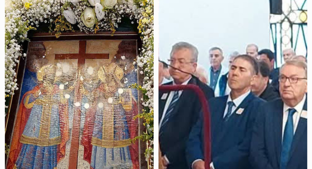 Αρχιερατική Θεία Λειτουργία στον Ιερό Ναό Αγίων Κωνσταντίνου και Ελένης Γιαννιτσών παρουσία του Αντιπεριφερειάρχη Πέλλας Ιορδάνη Τζαμτζή Αρχιερατική Θεία Λειτουργία στον Ιερό Ναό Αγίων Κωνσταντίνου και Ελένης Γιαννιτσών παρουσία του Αντιπεριφερειάρχη Πέλλας Ιορδάνη Τζαμτζή