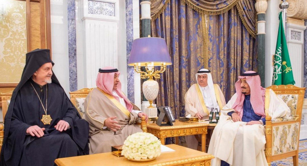 Συνάντηση του Μητροπολίτη Γαλλίας με τον Βασιλιά της Σαουδικής Αραβίας