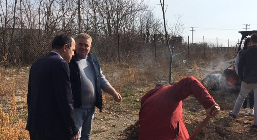 Δεντροφύτευση δια χειρός Γεροκώστα στις πηγές Αραβησσού