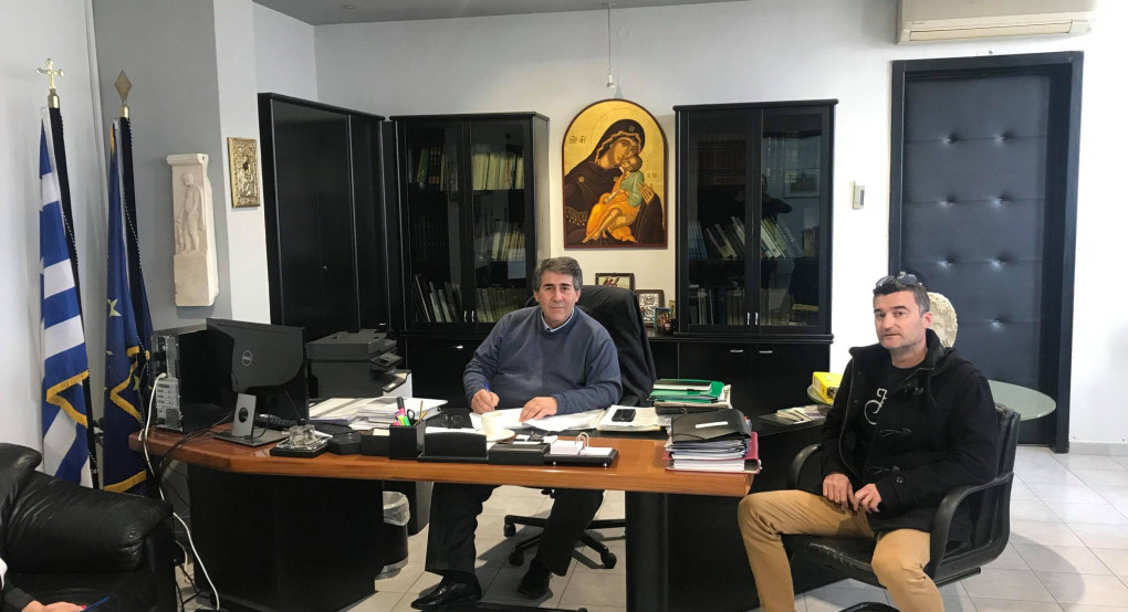 Υπογραφή σύμβασης του έργου «Διαγράμμιση και αντικατάσταση στοιχείων ασφαλείας οδικού δικτύου Π.Ε. Πέλλας» 