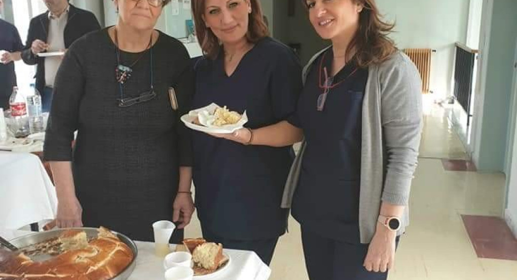 Έκοψε τη βασιλόπιτα το Κέντρο Υγείας Σκύδρας 