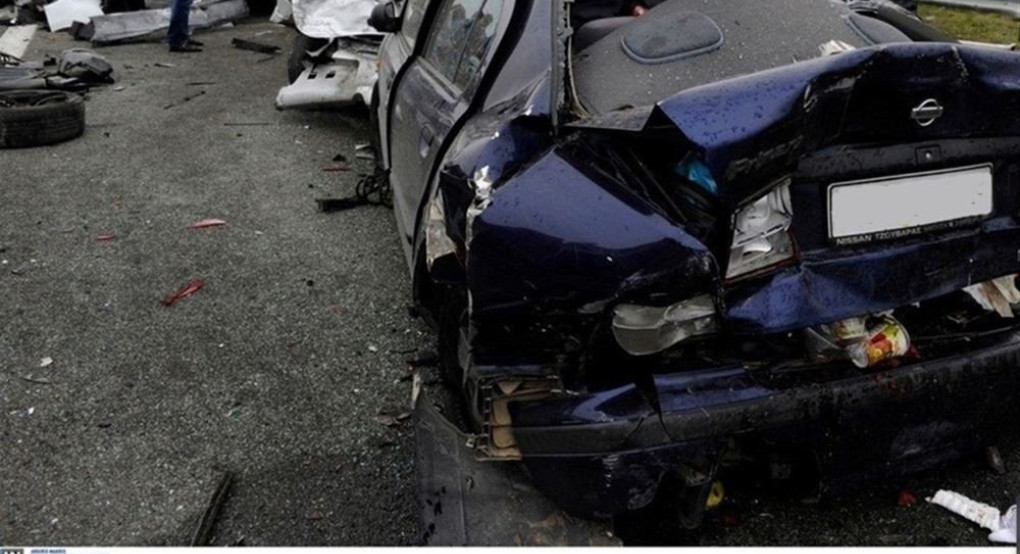 Καραμπόλα τεσσάρων Ι.Χ στον Περιφερειακό