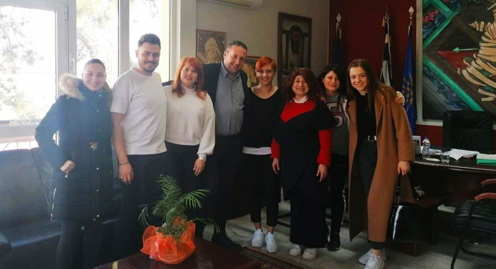 Συνάντηση εθελοντών εμπόρων με τον Δήμαρχο Αλμωπίας 